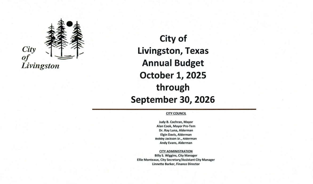 Budget Cover Page FY 2025-2026